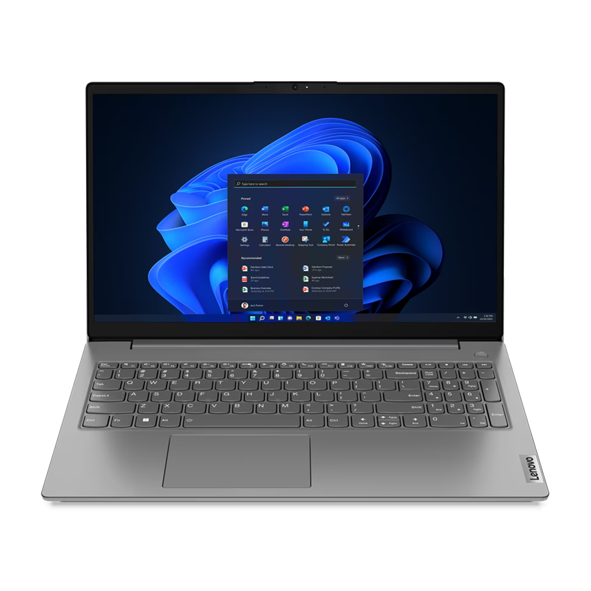 لپ تاپ لنوو 15.6 اینچی مدل IdeaPad V15 i3 1115G4 8GB 256GB