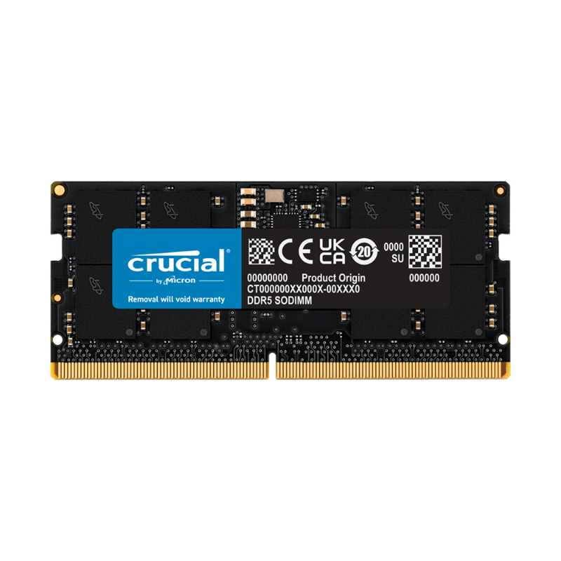 رم لپ تاپ DDR5 تک کاناله 5600 مگاهرتز CL46 کروشیال مدل CT16 ظرفیت 16 گیگابایت رم لپ تاپ DDR5 تک کاناله 5600 مگاهرتز CL46 کروشیال مدل CT16 ظرفیت 16 گیگابایت