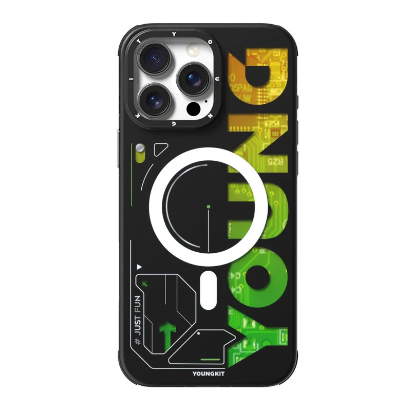 کاور گوشی اپل Iphone 16 pro max یانگ کیت مدل Futuristic and Digital کد Z02-آبی کاور گوشی اپل Iphone 16 pro max یانگ کیت مدل Futuristic and Digital کد Z02-آبی