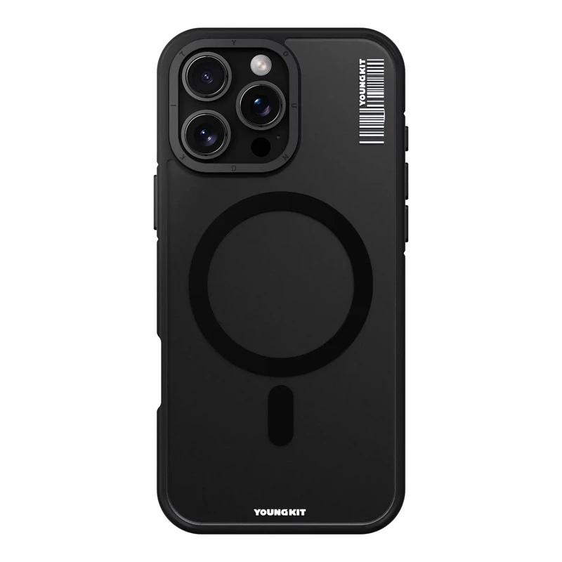 کاور گوشی اپل Iphone 16 pro max یانگ کیت مدل Rock sand-نقره‌ای