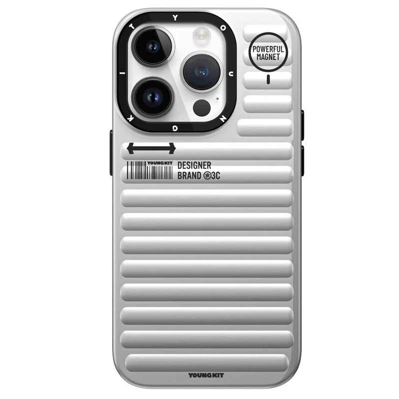 کاور گوشی اپل Iphone 16 pro max یانگ کیت مدل True Color-نقرهای کاور گوشی اپل Iphone 16 pro max یانگ کیت مدل True Color-نقرهای
