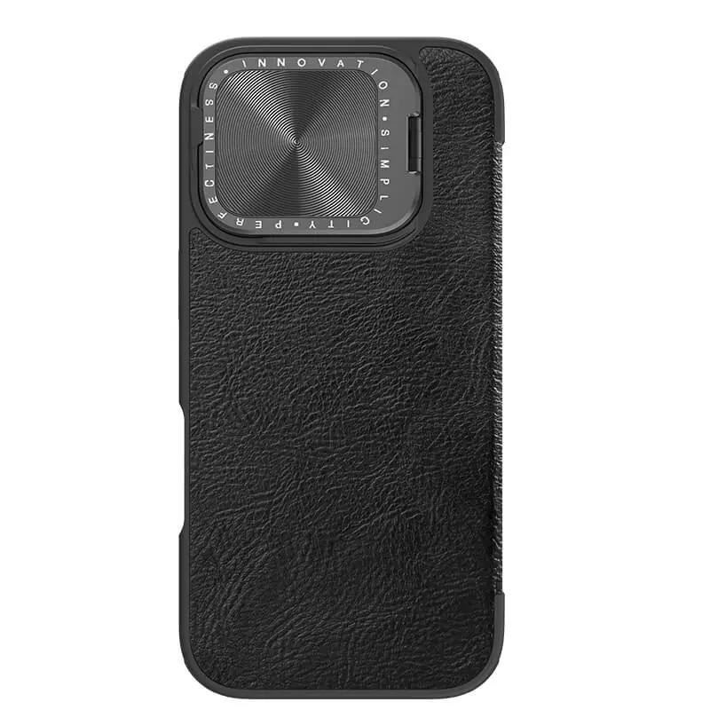 کیف کلاسوری نیلکین مدل Qin Prop Leather مناسب برای گوشی موبایل اپل iPhone 16 Pro کیف کلاسوری نیلکین مدل Qin Prop Leather مناسب برای گوشی موبایل اپل iPhone 16 Pro