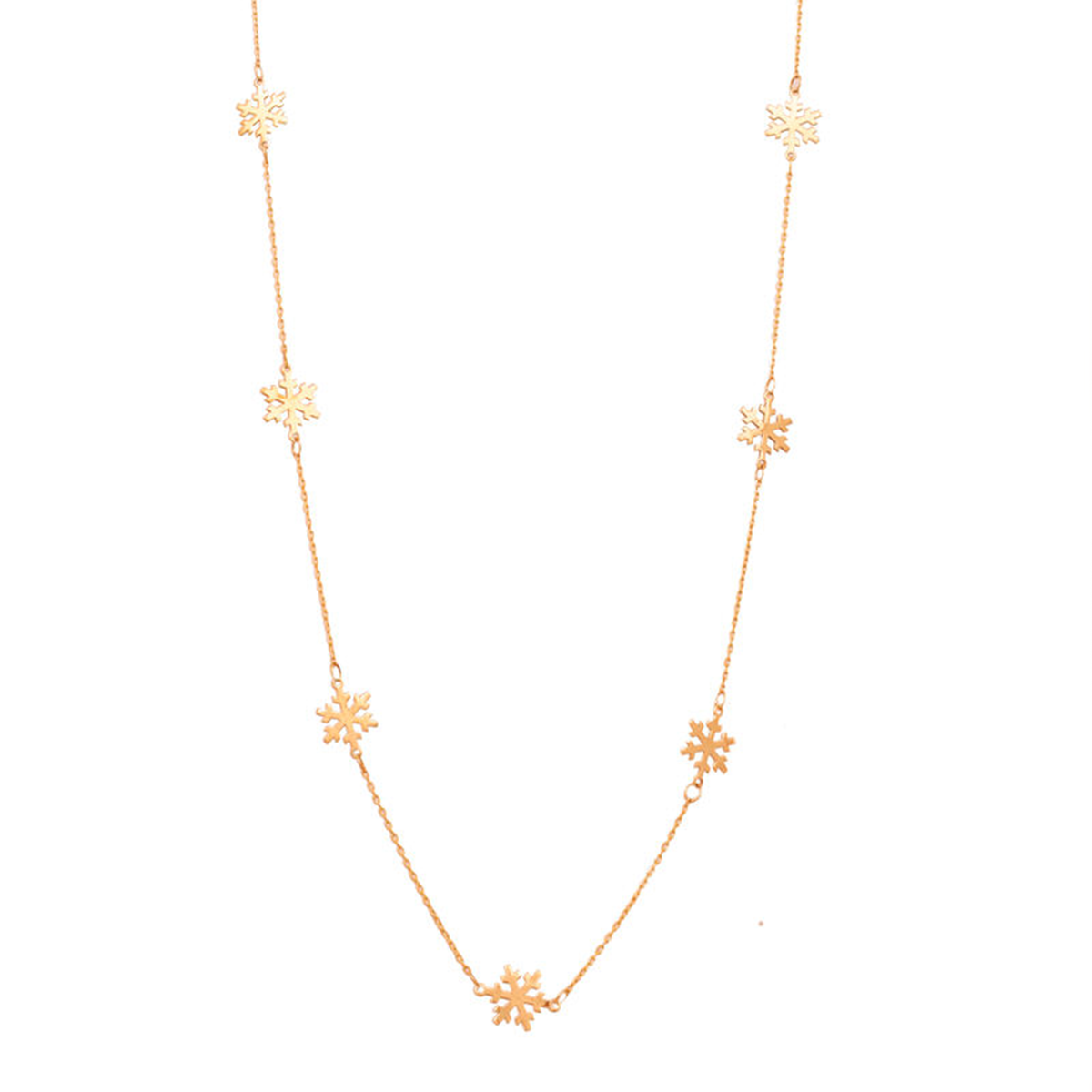 گردنبند طلا زنانه طرح برف زمستانی قو طلایی کد N012142-2.50 گردنبند طلا زنانه طرح برف زمستانی قو طلایی کد N012142-2.50