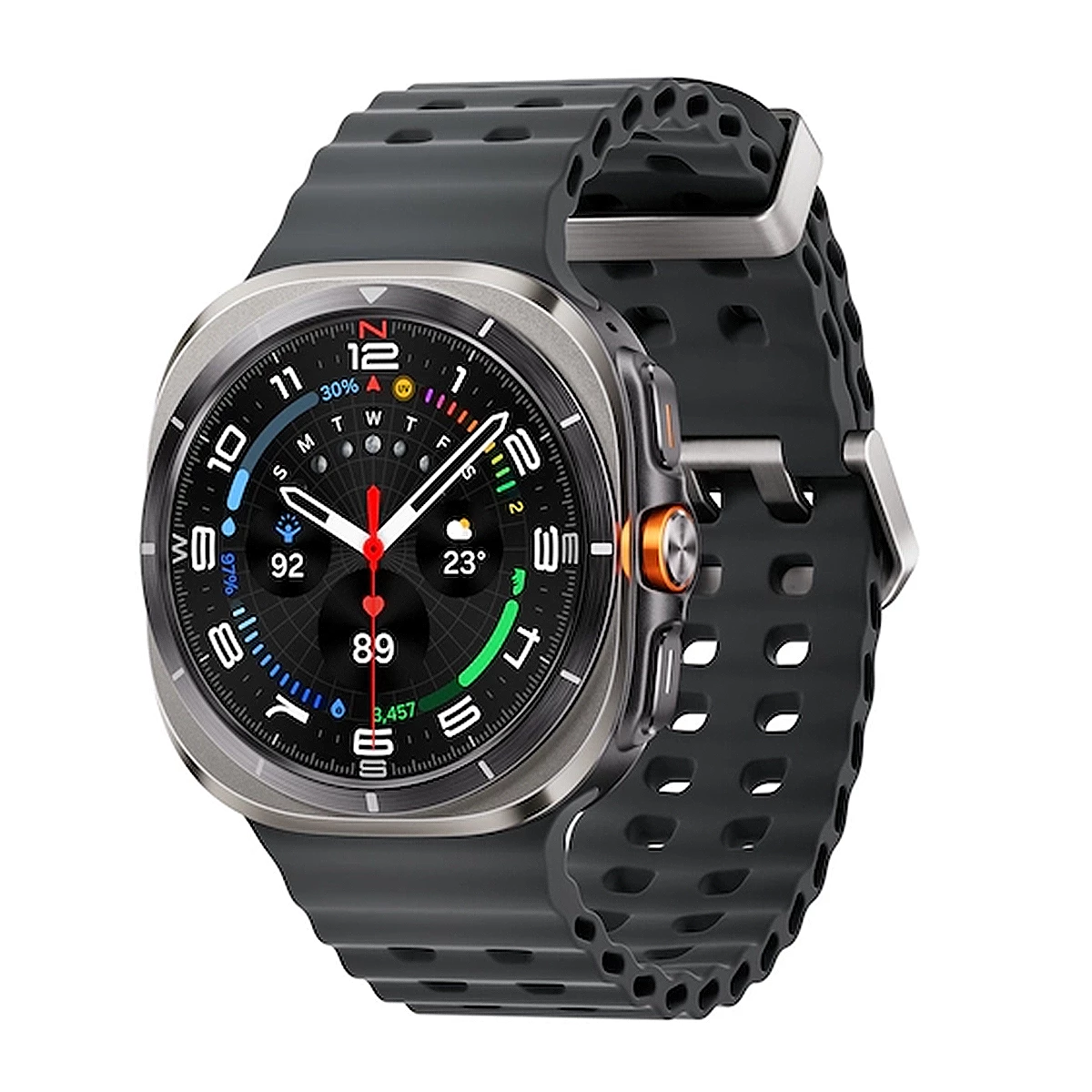 ساعت هوشمند سامسونگ مدل Galaxy Watch Ultra LTE (SM-L705F) 47mm بند مارین-بدنه آبی بند آبی