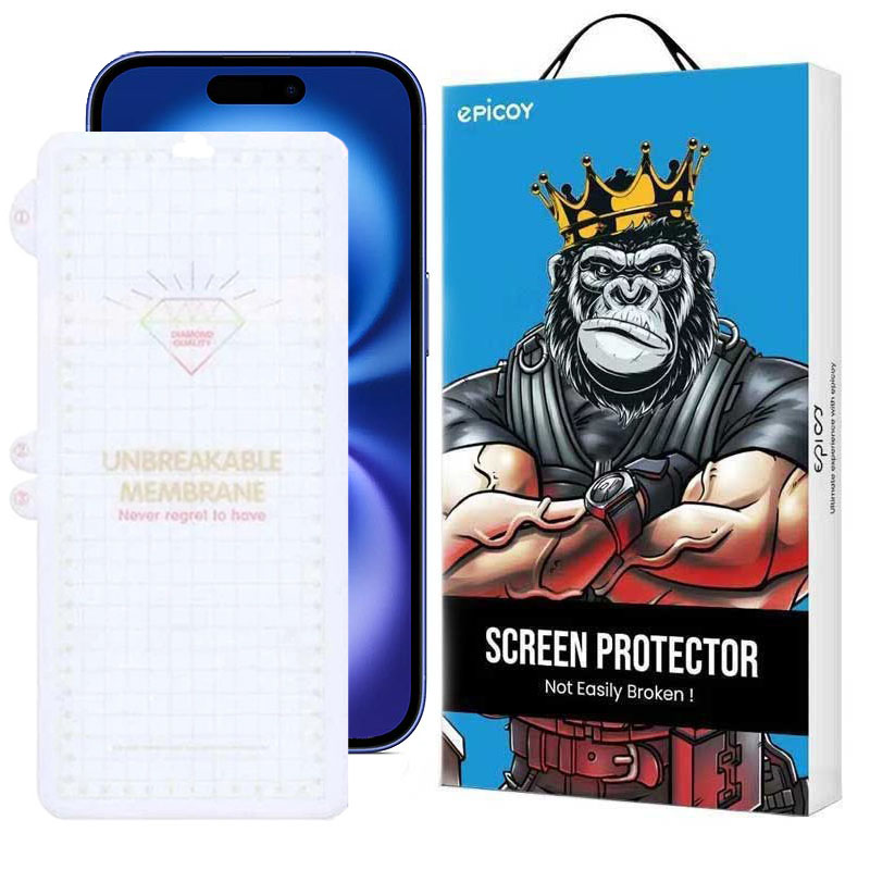 محافظ صفحه نمایش اپیکوی مدل Hydrogel مناسب برای گوشی موبایل اپل iPhone 16 / iPhone 15 محافظ صفحه نمایش اپیکوی مدل Hydrogel مناسب برای گوشی موبایل اپل iPhone 16 / iPhone 15