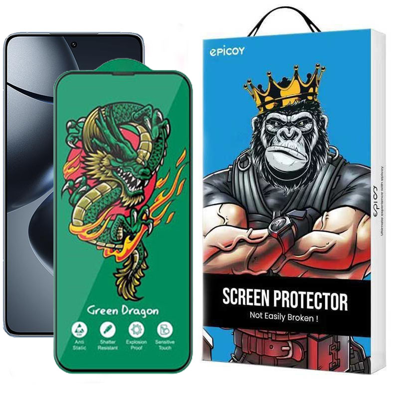 محافظ صفحه نمایش اپیکوی مدل Green Dragon ExplosionProof مناسب برای گوشی موبایل شیائومی 14T Pro / 14T / Redmi K70 Ultra محافظ صفحه نمایش اپیکوی مدل Green Dragon ExplosionProof مناسب برای گوشی موبایل شیائومی 14T Pro / 14T / Redmi K70 Ultra