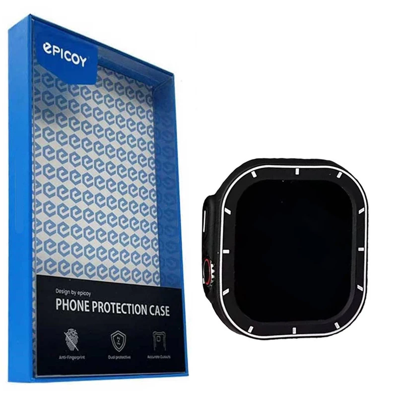 کاور اپل واچ 49 میلی متری اپیکوی مدل WatchGuard-مشکی کاور اپل واچ 49 میلی متری اپیکوی مدل WatchGuard-مشکی