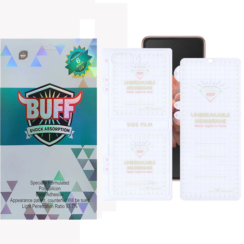 محافظ صفحه نمایش بوف مدل Hydrogel-G مناسب برای گوشی موبایل سامسونگ Galaxy Z Flip 6 به همراه محافظ پشت گوشی محافظ صفحه نمایش بوف مدل Hydrogel-G مناسب برای گوشی موبایل سامسونگ Galaxy Z Flip 6 به همراه محافظ پشت گوشی