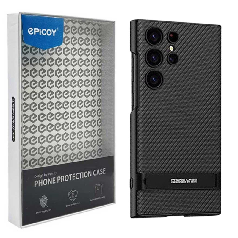 کاور اپیکوی مدل KickStand Carbon مناسب برای گوشی موبایل سامسونگ Galaxy S23 Ultra کاور اپیکوی مدل KickStand Carbon مناسب برای گوشی موبایل سامسونگ Galaxy S23 Ultra