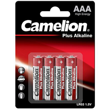   باتری نیم قلمی کملیون مدل Plus Alkaline بسته 4 عددی