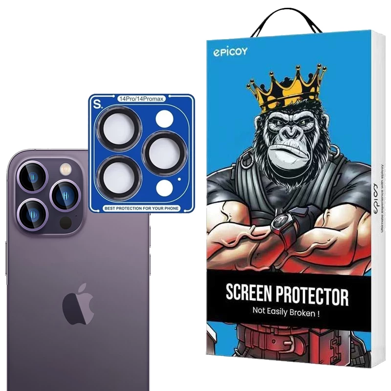 محافظ لنز دوربین گوشی اپل iPhone 14 Pro-14 Pro Max اپیکوی مدل S Plus Lens-نقرهای محافظ لنز دوربین گوشی اپل iPhone 14 Pro-14 Pro Max اپیکوی مدل S Plus Lens-نقرهای