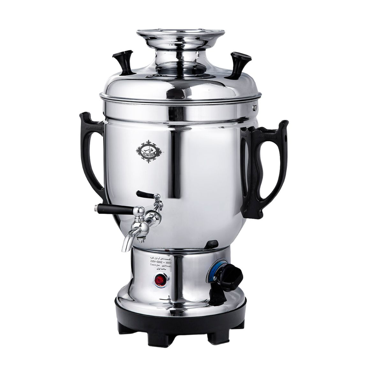 سماور برقی عالی نسب مدل کلاسیک ظرفیت 5 لیتر سماور برقی عالی نسب مدل کلاسیک ظرفیت 5 لیتر