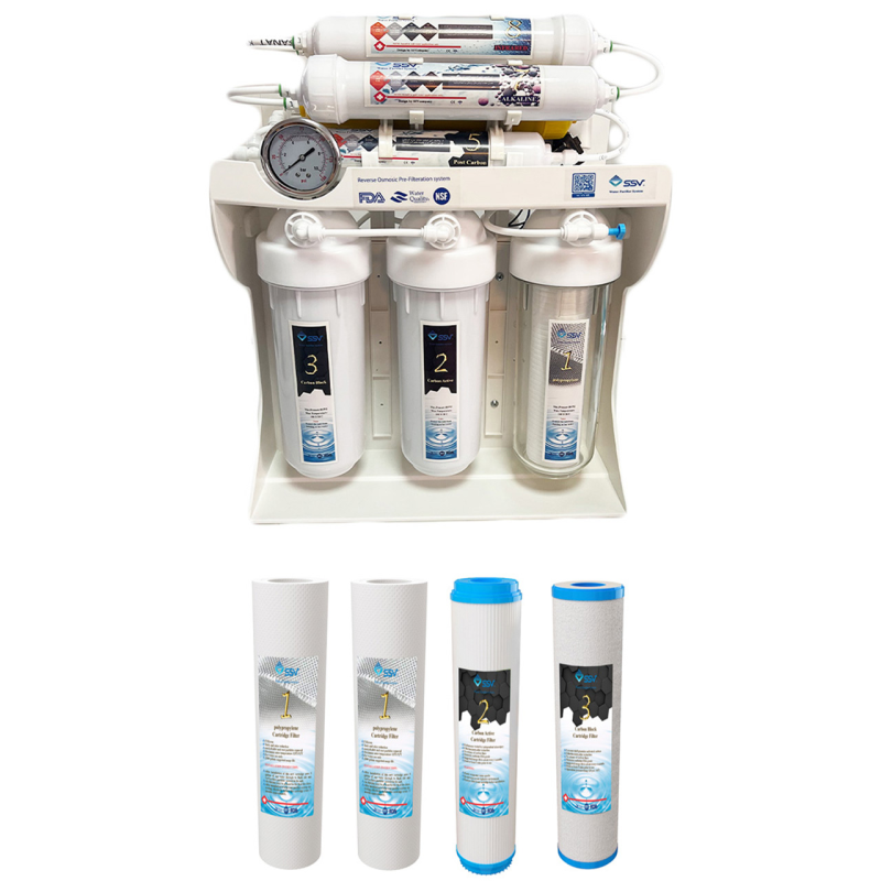 دستگاه تصفیه کننده آب اس اس وی مدل UltraPro B X1000 به همراه فیلتر دستگاه تصفیه کننده آب اس اس وی مدل UltraPro B X1000 به همراه فیلتر
