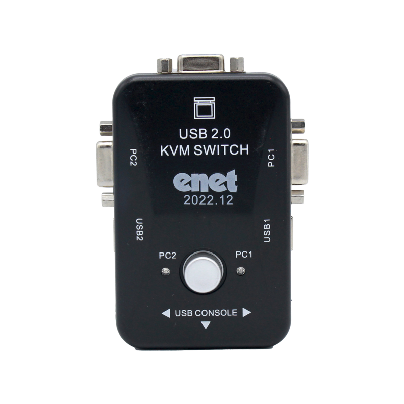 سوییچ 2 پورت KVM ای نت مدل En-SKV2m سوییچ 2 پورت KVM ای نت مدل En-SKV2m