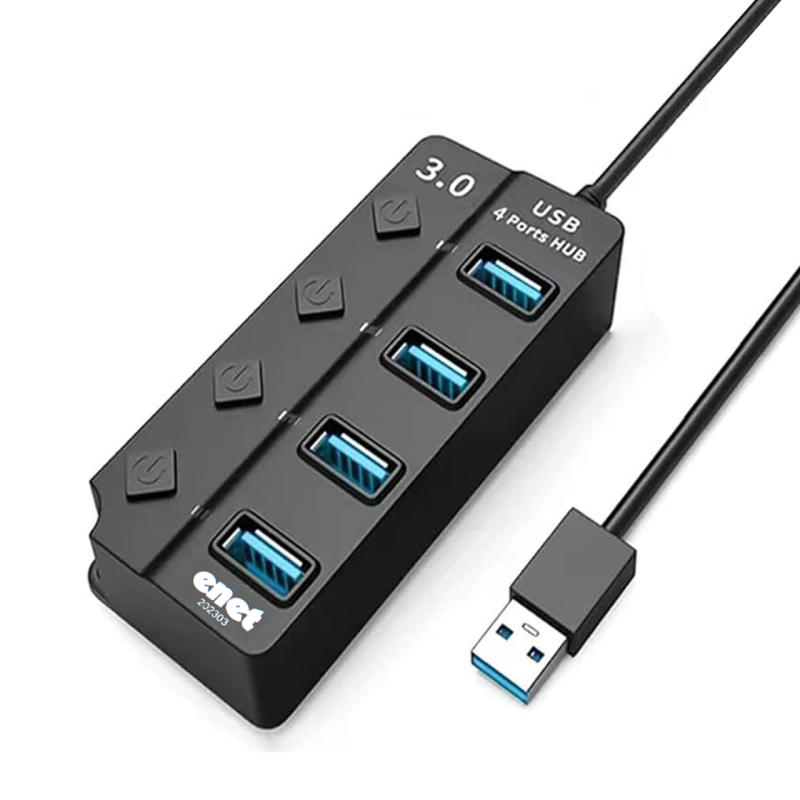 هاب USB 3.0 ای نت 4 پورت مدل En-HT35D هاب USB 3.0 ای نت 4 پورت مدل En-HT35D