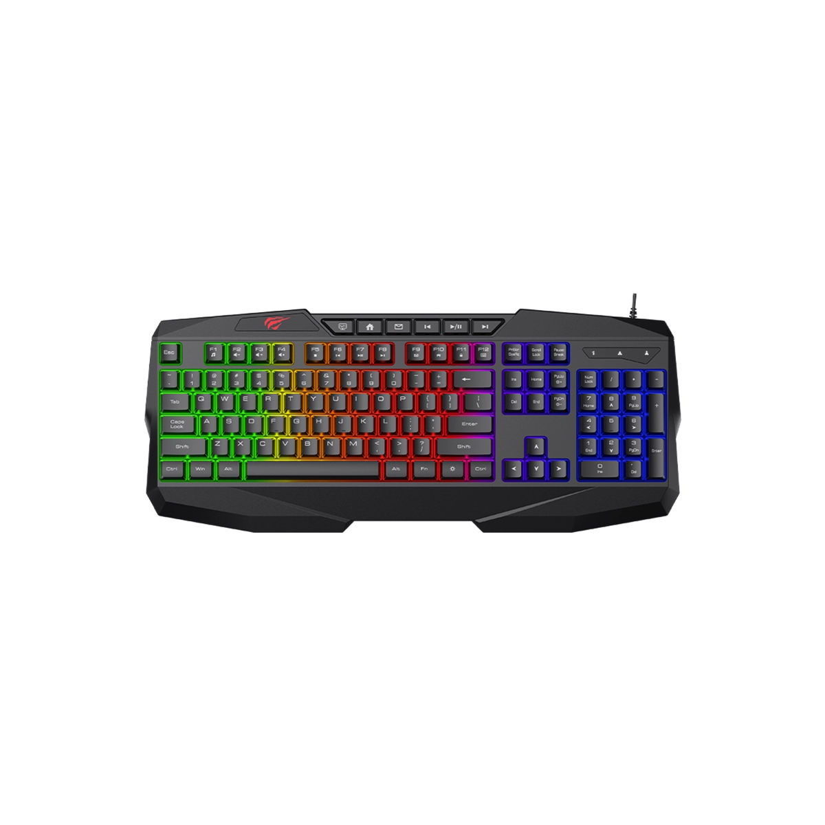 کیبورد هویت مدل KB878L گیمینگ-مشکی کیبورد هویت مدل KB878L گیمینگ-مشکی
