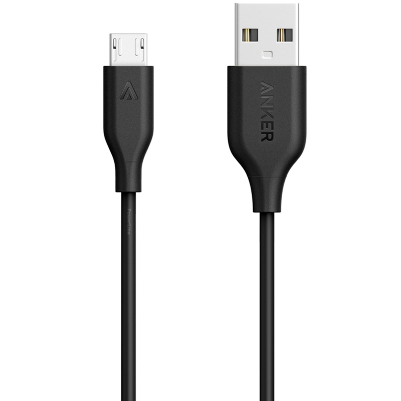 کابل تبدیل USB به microUSB انکر مدل A8132 PowerLine طول 0.9 متر کابل تبدیل USB به microUSB انکر مدل A8132 PowerLine طول 0.9 متر