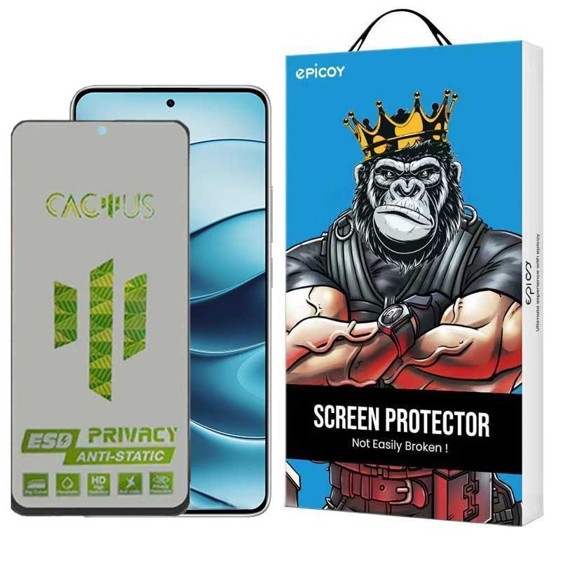 گلس گوشی شیائومی Redmi Note 14 - Note 14 Pro اپیکوی مدل Cactus-ESD-Privacy گلس گوشی شیائومی Redmi Note 14 - Note 14 Pro اپیکوی مدل Cactus-ESD-Privacy