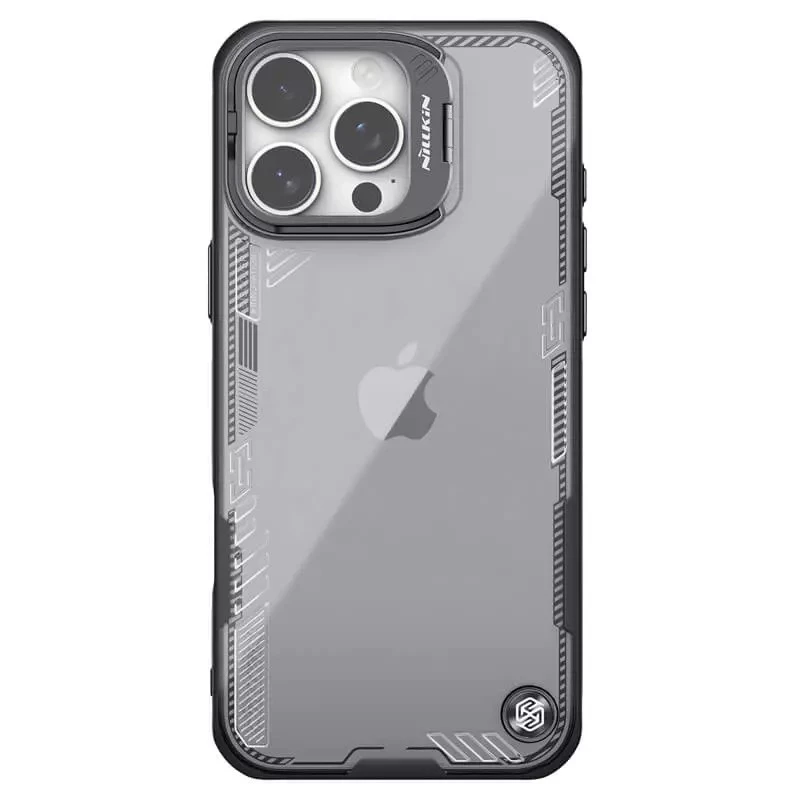 کاور گوشی اپل iPhone 16 Pro Max نیلکین مدل Iceblade Prop Frame version-سبز کاور گوشی اپل iPhone 16 Pro Max نیلکین مدل Iceblade Prop Frame version-سبز