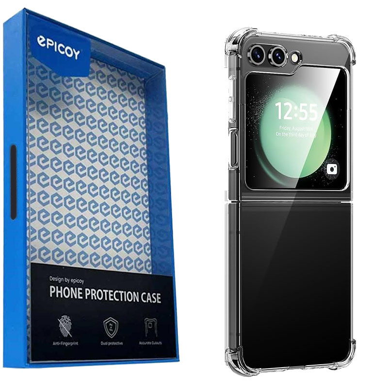 کاور گوشی سامسونگ Galaxy Z Flip 5 اپیکوی مدل Piblue Clear کاور گوشی سامسونگ Galaxy Z Flip 5 اپیکوی مدل Piblue Clear
