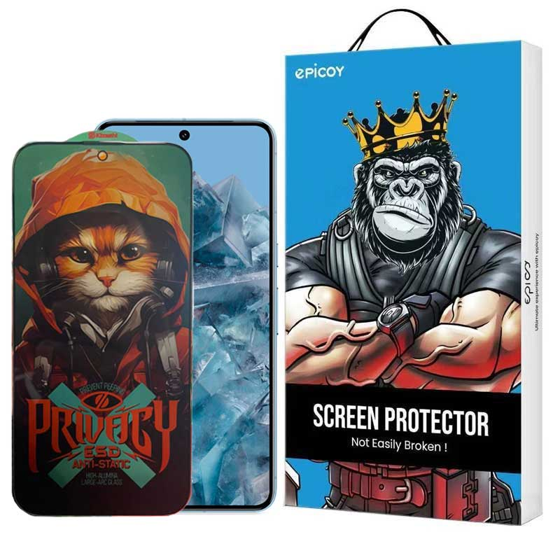 محافظ صفحه نمایش حریم شخصی اپیکوی مدل Privacy Hoodie Cat مناسب برای گوشی موبایل گوگل Pixel 9 Pro XL محافظ صفحه نمایش حریم شخصی اپیکوی مدل Privacy Hoodie Cat مناسب برای گوشی موبایل گوگل Pixel 9 Pro XL
