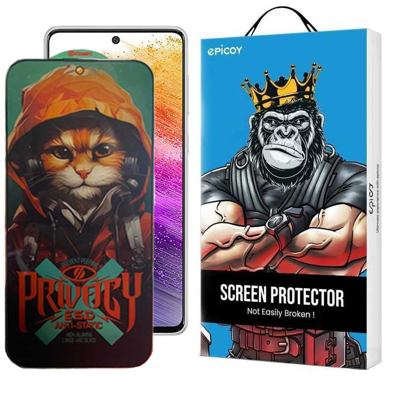 محافظ صفحه نمایش حریم شخصی اپیکوی مدل Privacy Hoodie Cat مناسب برای گوشی موبایل سامسونگ Galaxy A73 5G/A72/A71/M54/M53/M52 5G/M51 محافظ صفحه نمایش حریم شخصی اپیکوی مدل Privacy Hoodie Cat مناسب برای گوشی موبایل سامسونگ Galaxy A73 5G/A72/A71/M54/M53/M52 5G/M51