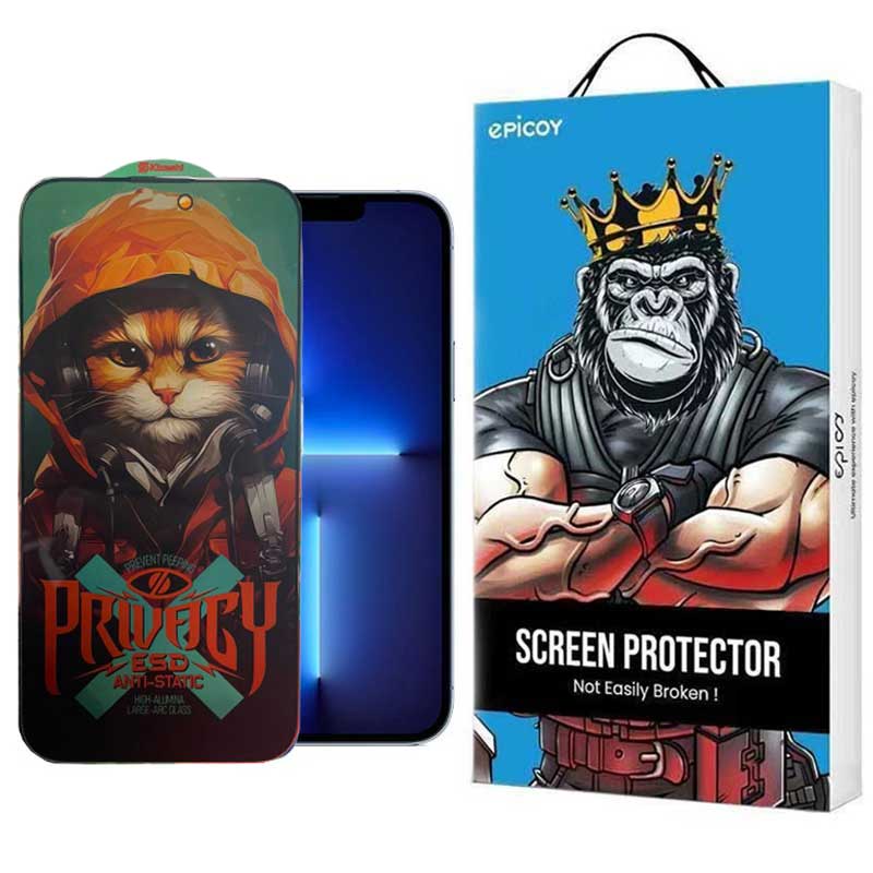 محافظ صفحه نمایش حریم شخصی اپیکوی مدل Privacy Hoodie Cat مناسب برای گوشی موبایل اپل iPhone 13 Pro Max /14 plus محافظ صفحه نمایش حریم شخصی اپیکوی مدل Privacy Hoodie Cat مناسب برای گوشی موبایل اپل iPhone 13 Pro Max /14 plus