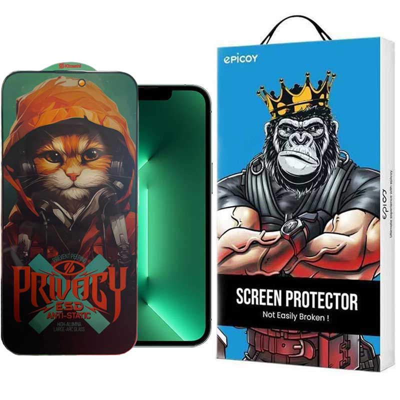 محافظ صفحه نمایش حریم شخصی اپیکوی مدل Hoodie Cat مناسب برای گوشی موبایل اپل iPhone 13 / 14 / 13 pro محافظ صفحه نمایش حریم شخصی اپیکوی مدل Hoodie Cat مناسب برای گوشی موبایل اپل iPhone 13 / 14 / 13 pro