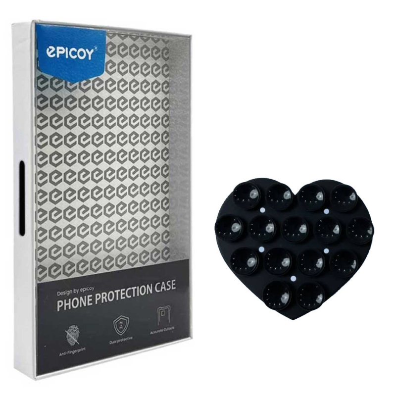 نگهدارنده گوشی موبایل اِپیکوی مدل Silicone Sticker Heart نگهدارنده گوشی موبایل اِپیکوی مدل Silicone Sticker Heart