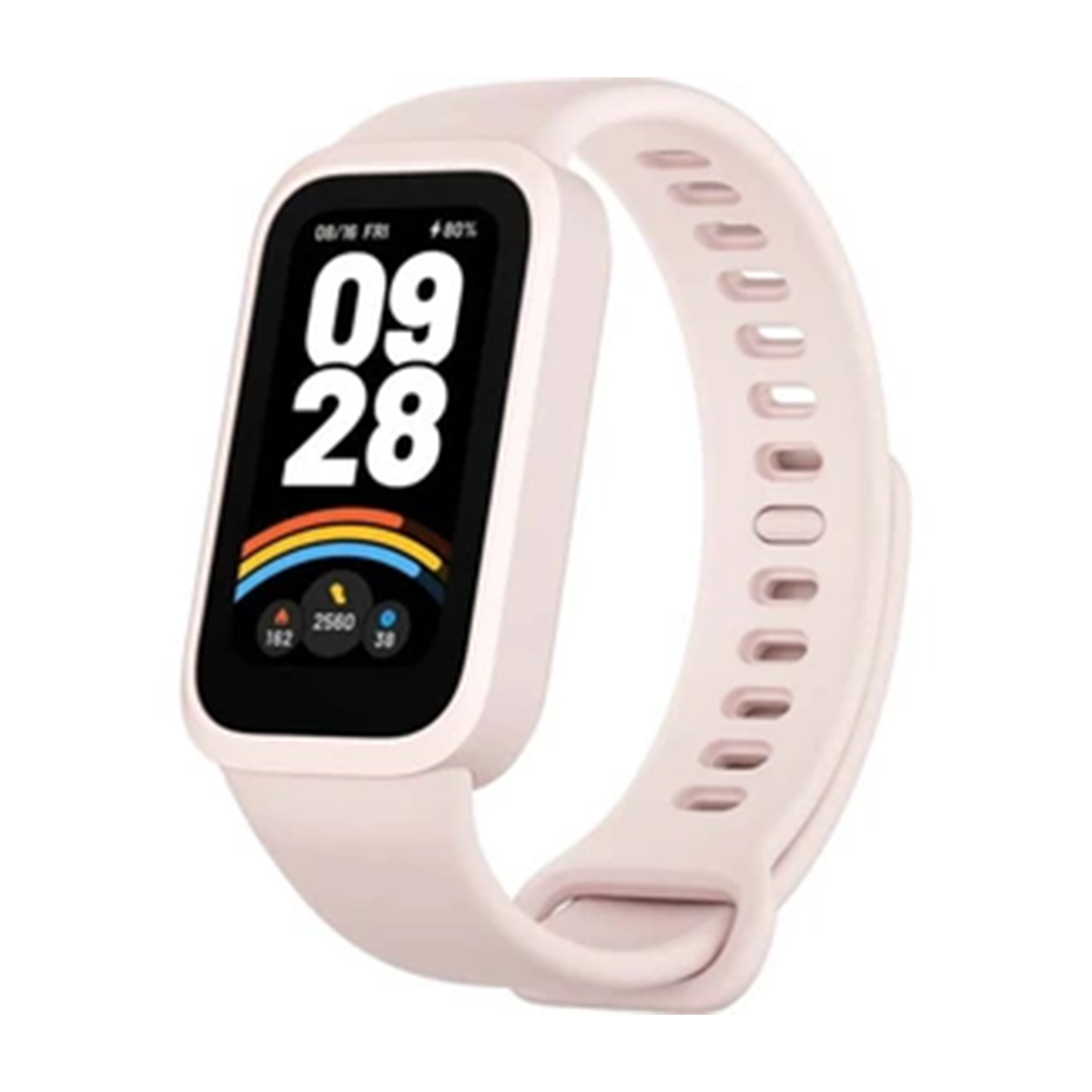 مچ بند هوشمند شیائومی مدل Mi Band 9 Active - گلوبال-بدنه صورتی بند صورتی