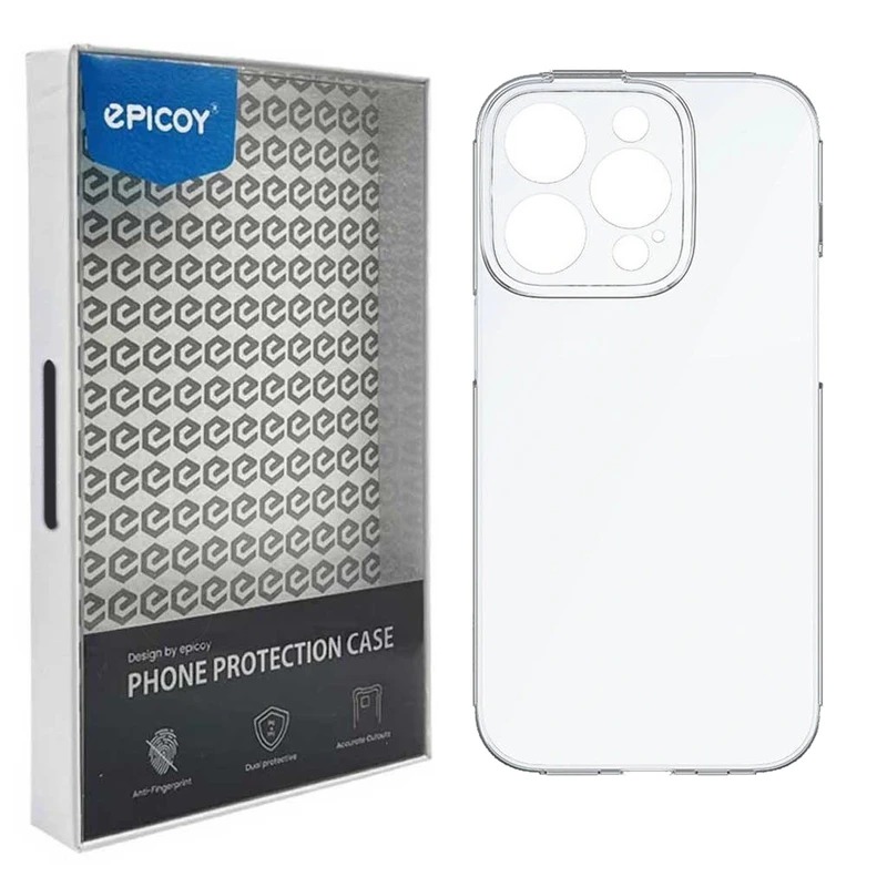 کاور اپیکوی گوشی اپل iPhone 16 Pro مدل Transparent Clear