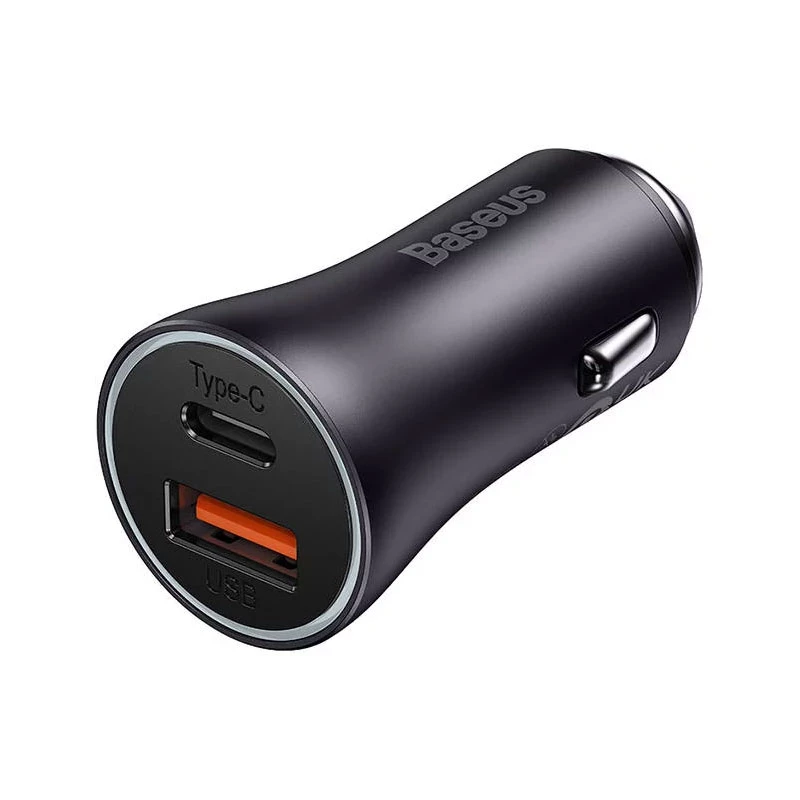 شارژر فندکی 60 وات بیسوس مدل CCJDZ-MC-آبی شارژر فندکی 60 وات بیسوس مدل CCJDZ-MC-آبی