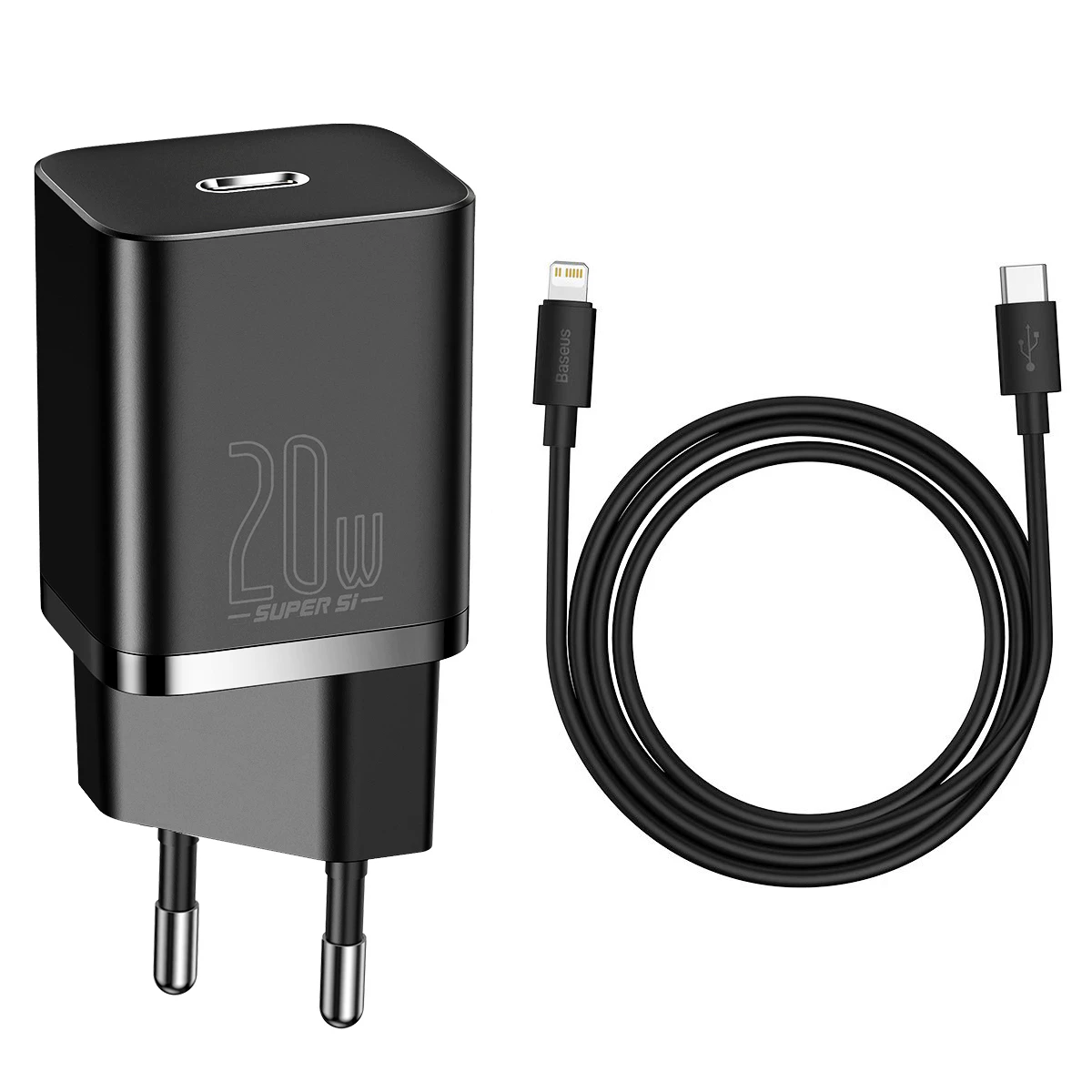 شارژر دیواری باسئوس مدل Super Si 20W-سرمهای شارژر دیواری باسئوس مدل Super Si 20W-سرمهای