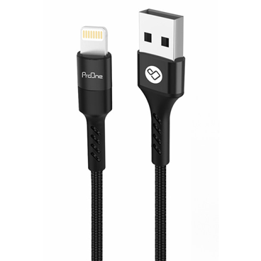 کابل تبدیل USB به لایتنینگ پرووان مدل PCC340L طول 1 متر-مشکی کابل تبدیل USB به لایتنینگ پرووان مدل PCC340L طول 1 متر-مشکی
