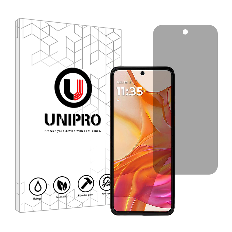 محافظ صفحه نمایش حریم شخصی یونی پرو مدل 5 Star مناسب برای گوشی موبایل موتورولا Razr 50 Ultra محافظ صفحه نمایش حریم شخصی یونی پرو مدل 5 Star مناسب برای گوشی موبایل موتورولا Razr 50 Ultra