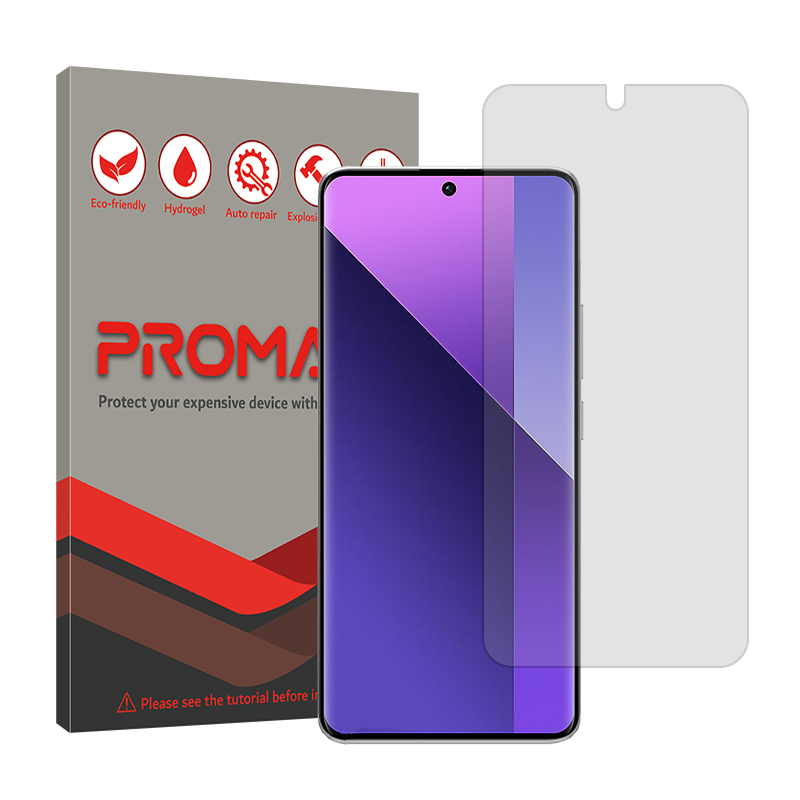 محافظ صفحه نمایش شفاف پرومیت مدل Resistant مناسب برای گوشی موبایل شیائومی Redmi Note 13 Pro Plus محافظ صفحه نمایش شفاف پرومیت مدل Resistant مناسب برای گوشی موبایل شیائومی Redmi Note 13 Pro Plus