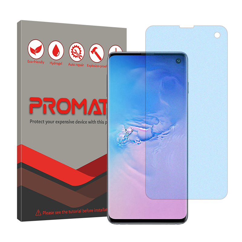 محافظ صفحه نمایش مات آنتی بلو پرومیت مدل Resistant مناسب برای گوشی موبایل سامسونگ Galaxy S10 محافظ صفحه نمایش مات آنتی بلو پرومیت مدل Resistant مناسب برای گوشی موبایل سامسونگ Galaxy S10