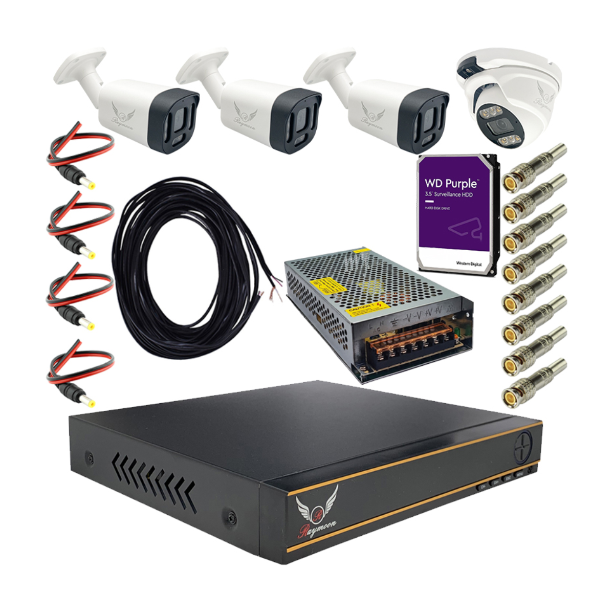 دوربین مداربسته رایمون مدل 5 مگاپیکسل کد RP-5MP-MS4C04