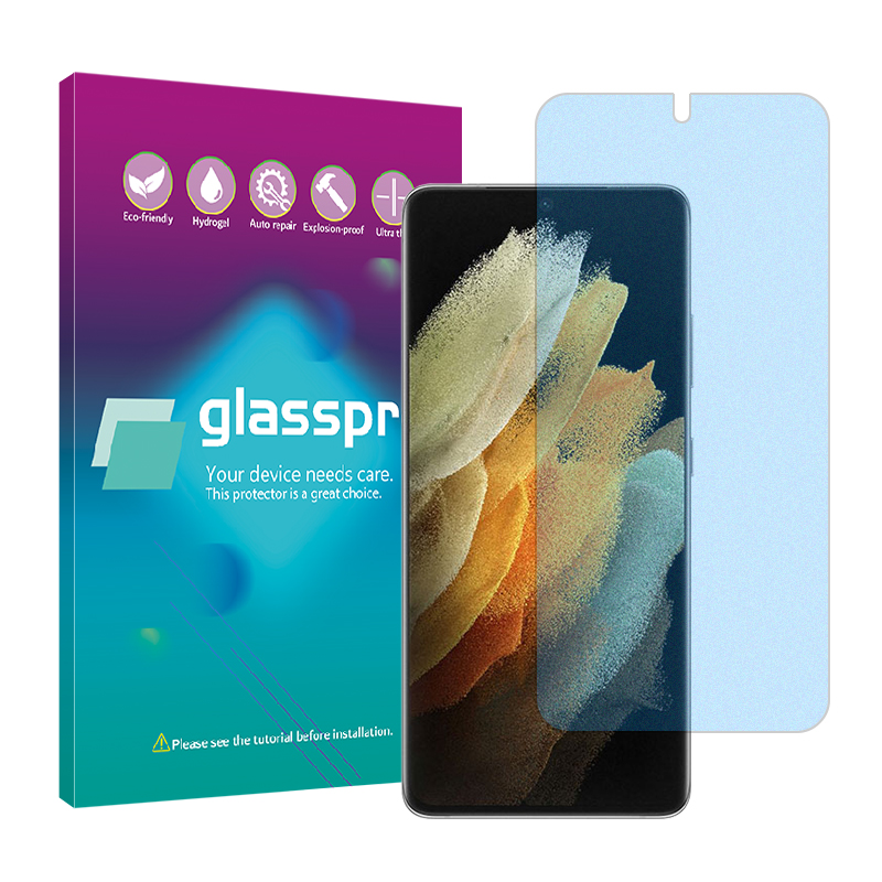 محافظ صفحه نمایش مات ضداشعه آبی گلس پرو مدل Resistant مناسب برای گوشی موبایل سامسونگ Galaxy S21 Ultra 5G محافظ صفحه نمایش مات ضداشعه آبی گلس پرو مدل Resistant مناسب برای گوشی موبایل سامسونگ Galaxy S21 Ultra 5G
