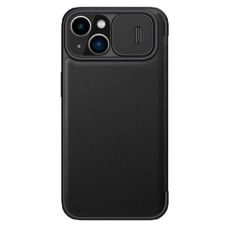 کیف کلاسوری گوشی موبایل اپل iPhone 15 Plus- 14 Plus نیلکین مدل Qin Pro Plain Cloth-سرمهای کیف کلاسوری گوشی موبایل اپل iPhone 15 Plus- 14 Plus نیلکین مدل Qin Pro Plain Cloth-سرمهای