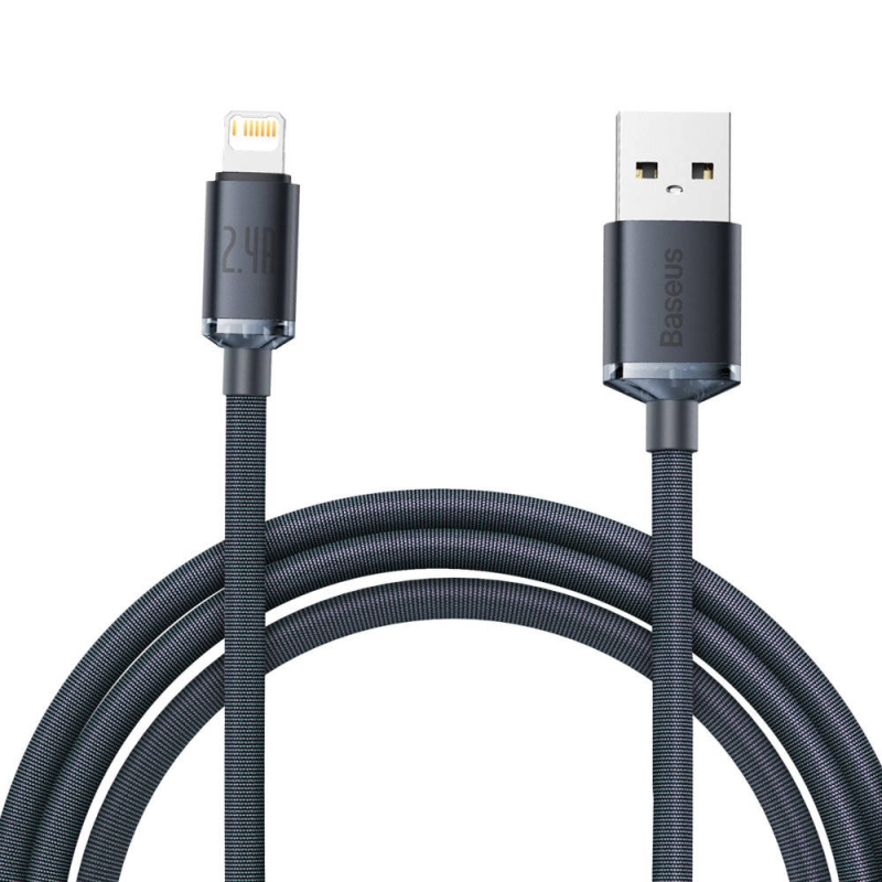 کابل USB به لایتنینگ بیسوس مدل CAJY000101-HIGH CURRENT طول 2 متر کابل USB به لایتنینگ بیسوس مدل CAJY000101-HIGH CURRENT طول 2 متر