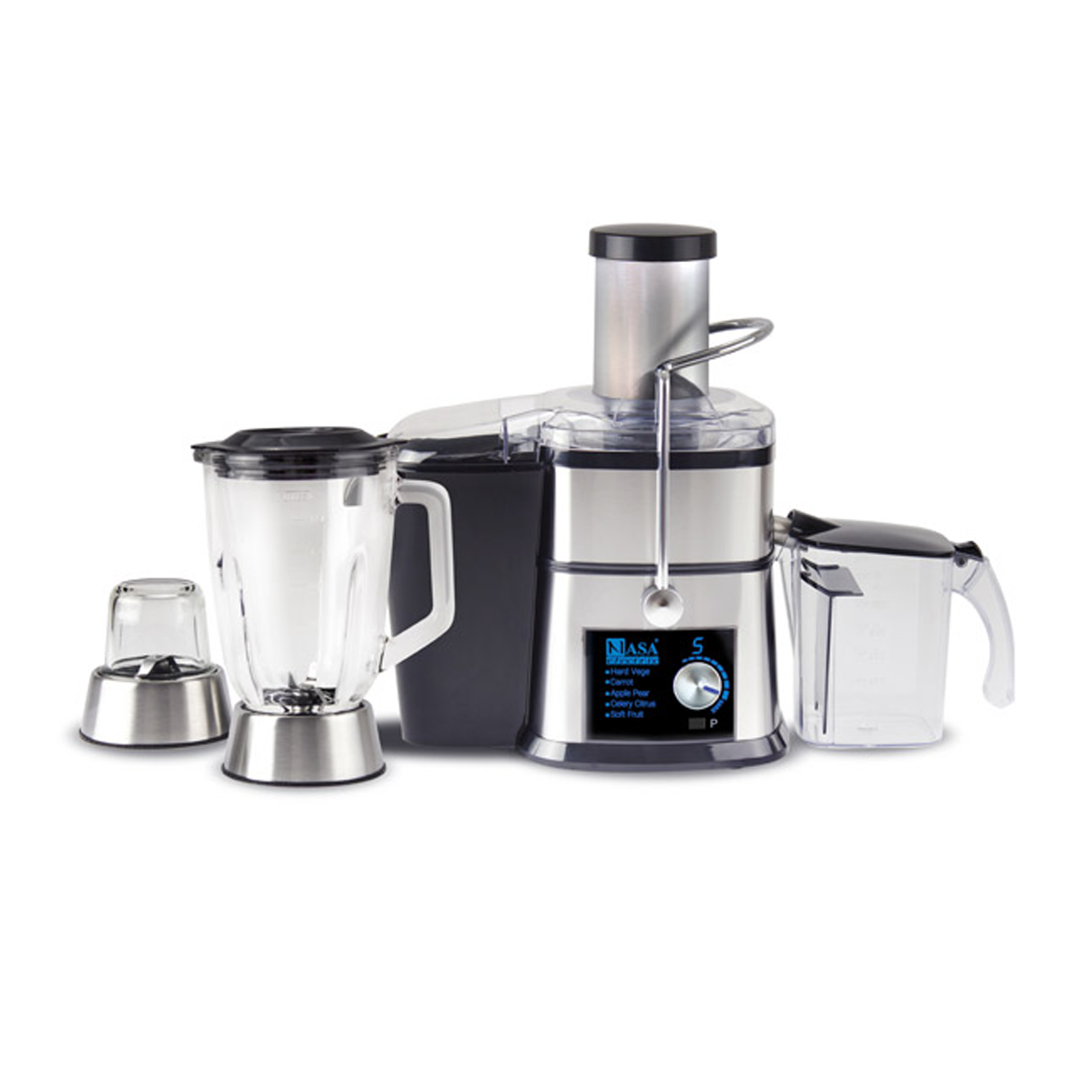 آبمیوه گیری سه کاره ناسا الکتریک مدل NS-943 آبمیوه گیری سه کاره ناسا الکتریک مدل NS-943