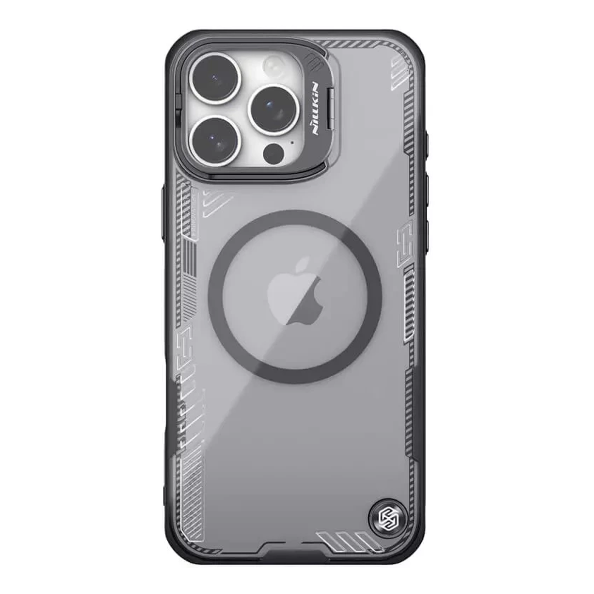 کاور نیلکین گوشی اپل iPhone 16 Pro مدل Iceblade Prop Frame version Magnetic-مشکی