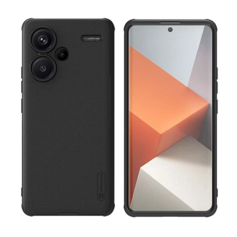 کاور گوشی شیائومی Redmi Note 13 Pro Plus نیلکین مدل Super Frosted Shield Pro -مشکی مات کاور گوشی شیائومی Redmi Note 13 Pro Plus نیلکین مدل Super Frosted Shield Pro -مشکی مات