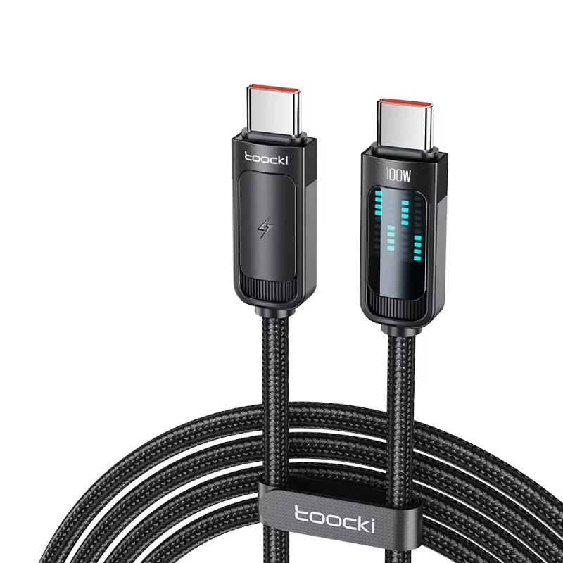کابل USB-C توکی مدل 100W TQ-X47C3 طول 1 متر کابل USB-C توکی مدل 100W TQ-X47C3 طول 1 متر