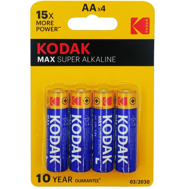 باتری قلمی کداک مدل MXA بسته چهار عددی باتری قلمی کداک مدل MXA بسته چهار عددی