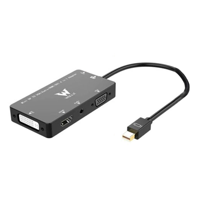 کابل تبدیل MiNiDP به VGA-HDMI-DVI ای نت مدل 0106005004 کابل تبدیل MiNiDP به VGA-HDMI-DVI ای نت مدل 0106005004