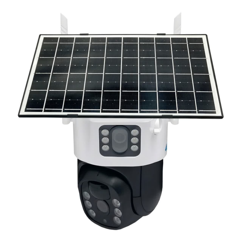 دوربین مداربسته پنل خورشیدی مدل V380 دوربین مداربسته پنل خورشیدی مدل V380