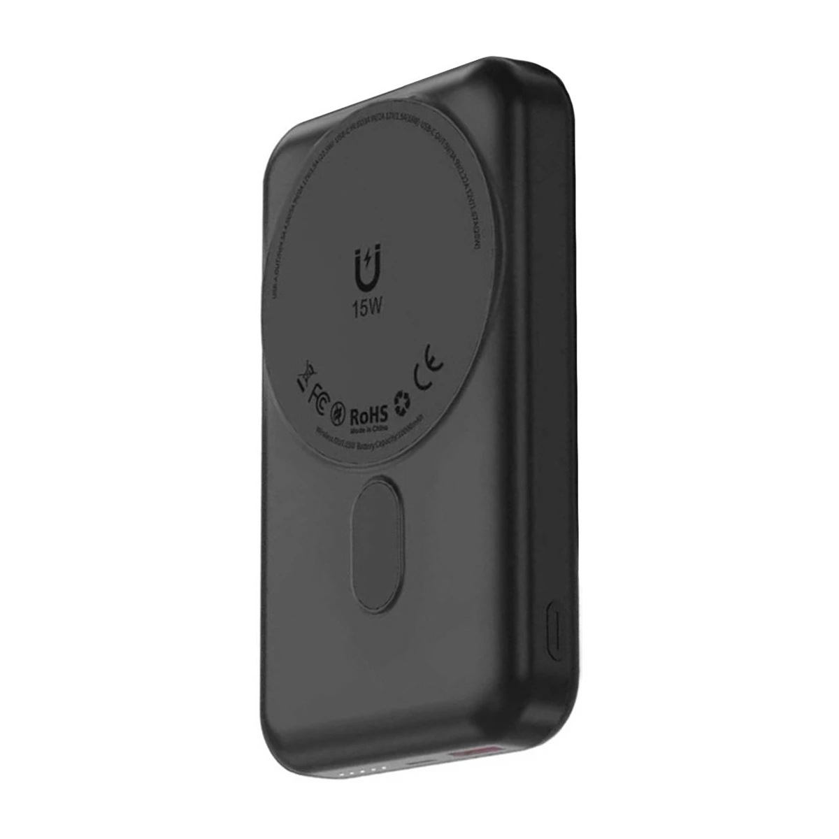 پاوربانک بی سیم گرین لاین مدل Lagos ظرفیت 10000 میلی آمپر ساعت-تیتانیوم