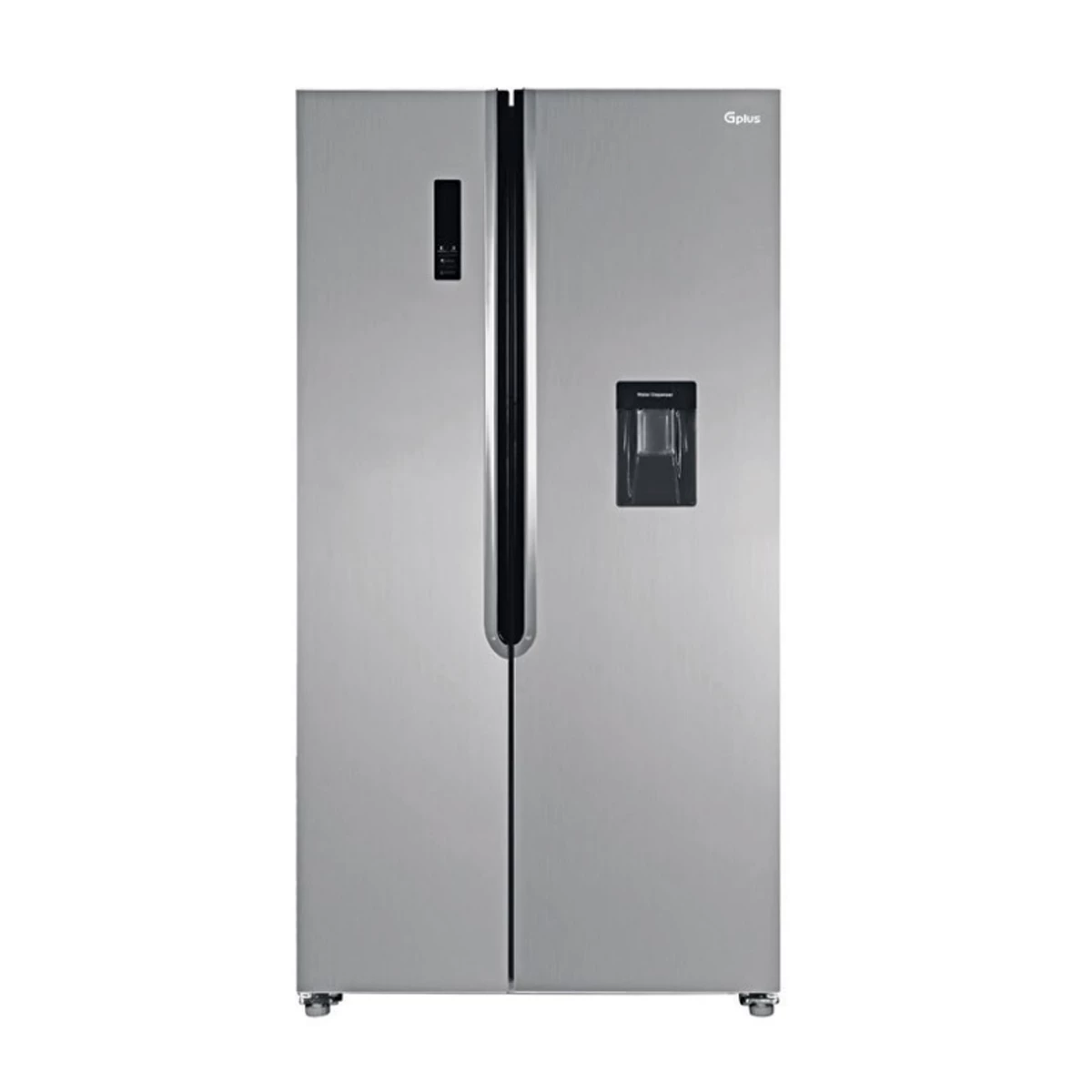 یخچال و فریزر ساید بای ساید 28 فوت جی پلاس مدل GSS-P7535BS-مشکی استیل